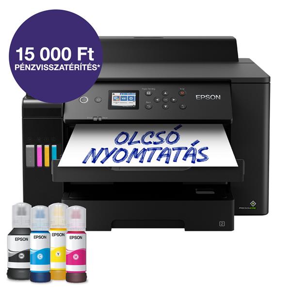 Epson EcoTank L11160 A3+ színes tintasugaras egyfunkciós nyomtató (C11CJ04402)