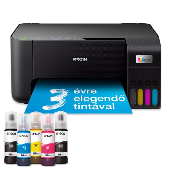 Epson EcoTank L3270 A4, színes multifunkciós nyomtató WIFI/USB 8100/6500 oldal tintával