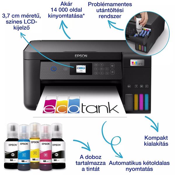 Epson EcoTank L4260 színes tintasugaras multifunkciós nyomtató