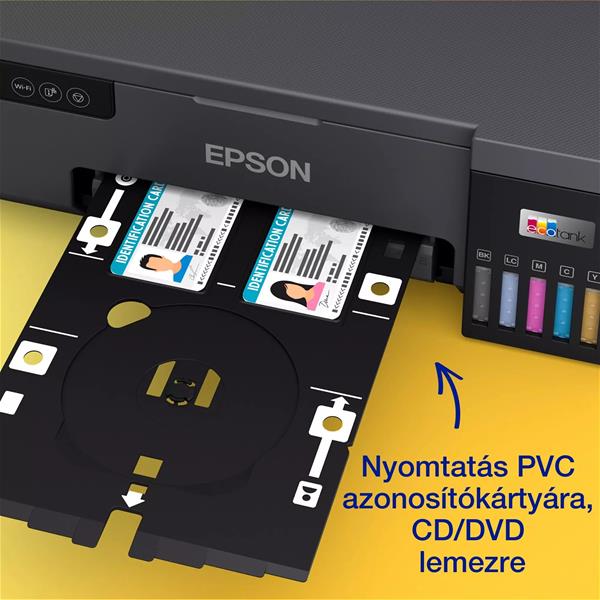 Epson EcoTank L8050 A4 színes fotónyomtató WiFi/USB 1500 fotóra elegendő tintával