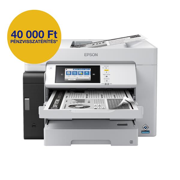 Epson EcoTank Pro M15180 A3+ mono multifunkciós nyomtató duplex USB/LAN/WiFi 4500 oldal tintával