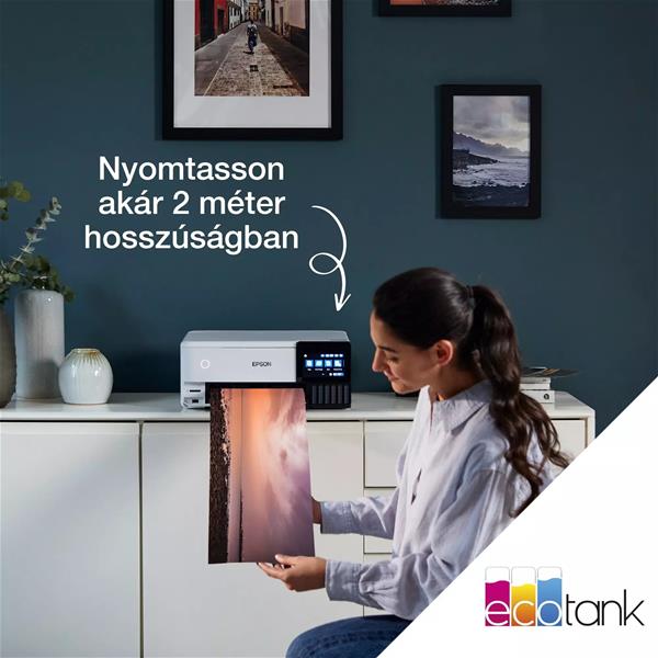 Epson Ecotank L8160 A4 színes multifunkciós fotónyomtató LAN/WIFI 1800 fotóra elegendő tintával