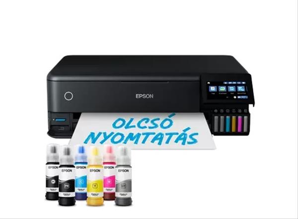 Epson Ecotank L8180 A/3+ színes multifunkciós fotónyomtató 1800 fotóra elegendő tintával