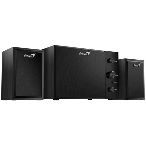 GENIUS 2.1 Hangszóró SW-2.1 350 Black (SW-2.1 350 BLACK)