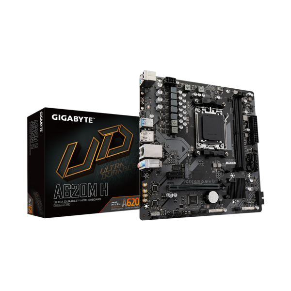 GIGABYTE Alaplap AM5 A620M H AMD A620, mATX (A620M H)