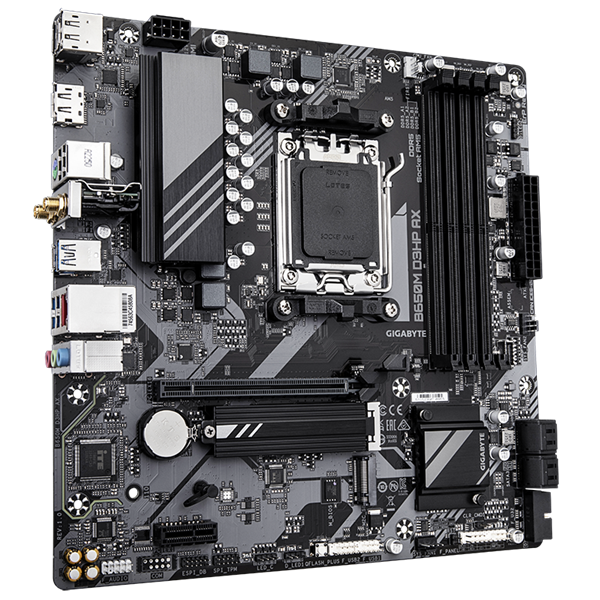 GIGABYTE Alaplap AM5 B650M D3HP AX AMD B650, mATX (B650M D3HP AX)