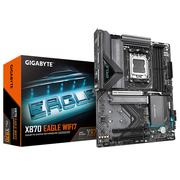 GIGABYTE Alaplap AM5 X870 EAGLE WIFI7 AMD X870, ATX (X870 EAGLE WIFI7)