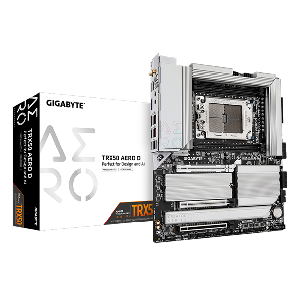 GIGABYTE Alaplap sTR5 TRX50 AERO D AMD TRX50, E-ATX (TRX50 AERO D)