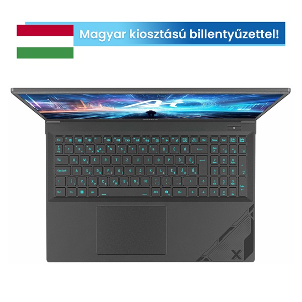 GIGABYTE G6X 9MG 16" WUXGA (165Hz), Intel Core i7-13650HX (14C/4.9Ghz), 16GB, 1TB SSD, RTX 4050, Magyar billentyű (G6X 9MG-42HU854SD)