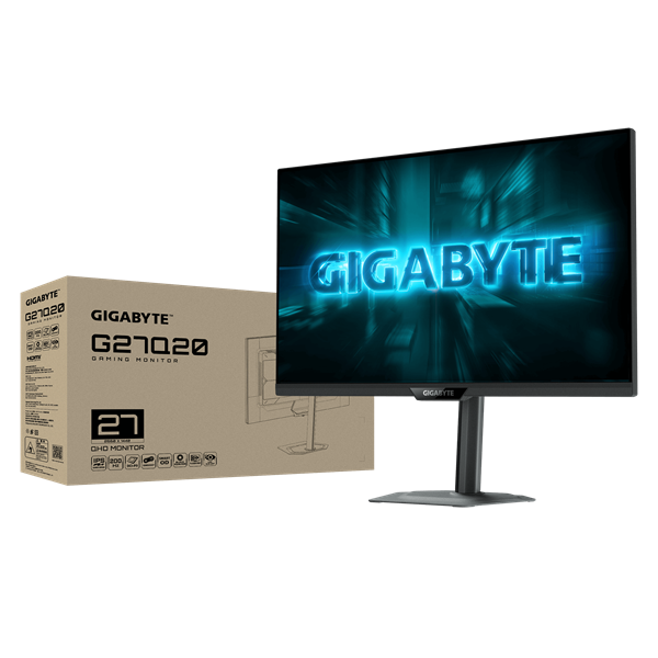 GIGABYTE LED Monitor IPS 27" G27Q20 2560x1440, 2xHDMI/Displayport/USB (G27Q20)