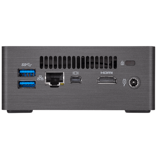 GIGABYTE PC BRIX, Intel Celeron J4105 2.5 GHz, HDMI, MiniDisplayport, LAN, WIFI, Bluetooth, 2,5" HDD hely, USB 3.0 (GB-BLCE-4105)