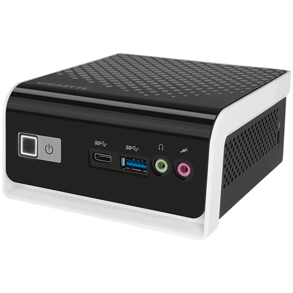 GIGABYTE PC BRIX, Intel Celeron N4000 2.6 GHz, HDMI, D-Sub, LAN, WIFI, Bluetooth, 2,5" HDD hely, USB 3.0 (GB-BLCE-4000C)