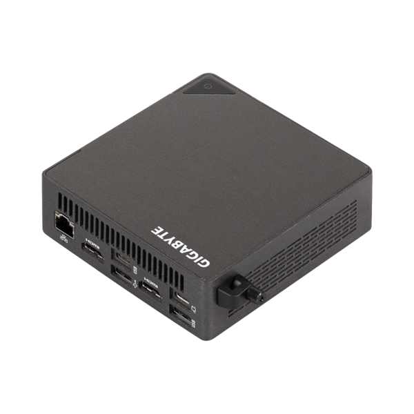 GIGABYTE PC BRIX, Intel Core Ultra U7 255H 5.1GHz, 2xHDMI, Displayport (Type C), LAN, WIFI, BT, 7xUSB (GB-BRU7-255H)