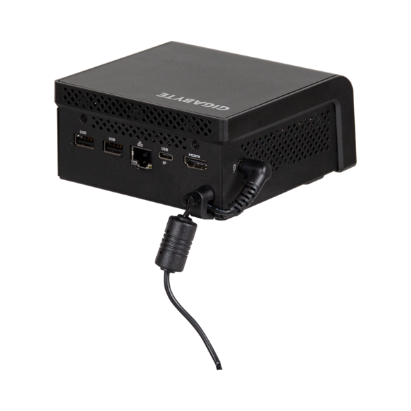 GIGABYTE PC BRIX, Intel N-series N250 3.8GHz, HDMI, 2xDisplayport, LAN, WIFI, BT, 2.5" HDD hely, 3xUSB (GB-BTIP-N250)