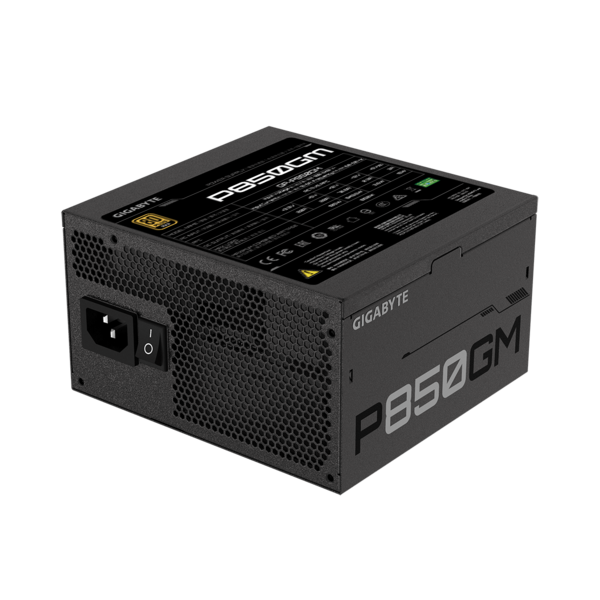 GIGABYTE Tápegység 850W 80+ Gold moduláris (GP-P850GM)