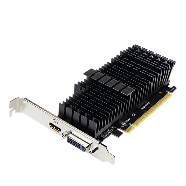 GIGABYTE Videokártya PCI-Ex16x nVIDIA GT 710 2GB DDR5 (GV-N710D5SL-2GL)