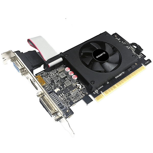 GIGABYTE Videokártya PCI-Ex16x nVIDIA GT 710 2GB DDR5 (GV-N710D5-2GIL)