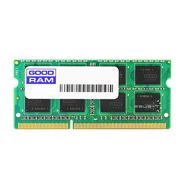 GOODRAM NB Memória DDR3 2GB 1600MHz CL11 1,35V SODIMM (GR1600S3V64L11/2G)