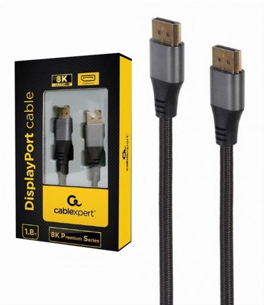 Gembird displayport-displayport 1,8m kábel 8K CC-DP8K-6