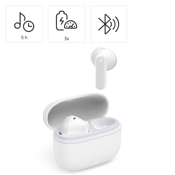HAMA  221753, BLUETOOTH HEADSET "FREEDOM LIGHT II." TWS, FEHÉR (00221753)