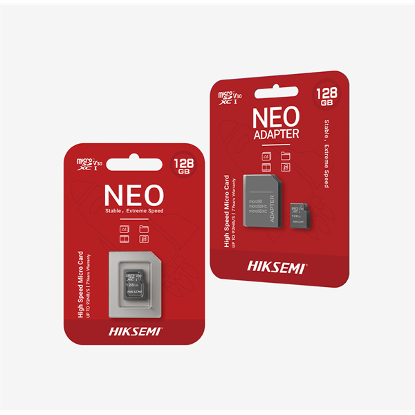 HIKSEMI Memóriakártya MicroSDHC 16GB Neo CL10 92R/10W UHS-I + Adapter (HIKVISION) (HS-TF-C1 16G ADAPTER)