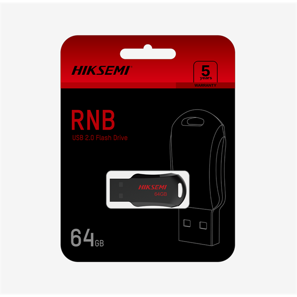 HIKSEMI Pendrive 32GB M200R "RNB" USB 2.0, Fekete (HIKVISION) (HS-USB-M200R 32G)