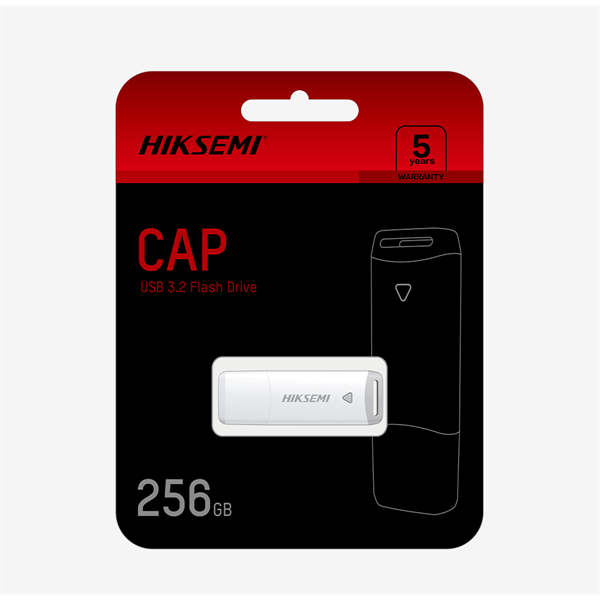 HIKSEMI Pendrive 4GB M220P "Cap" USB 2.0, Fehér (HIKVISION) (HS-USB-M220P 4G)