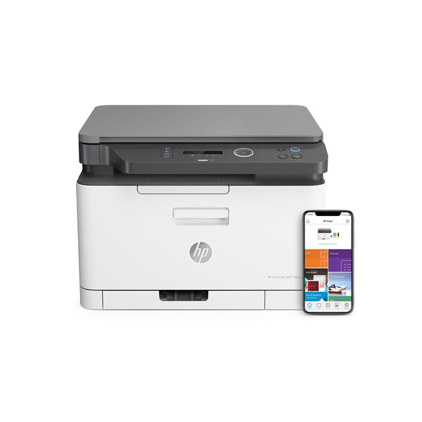 HP 3 in 1 színes MFP Color Laser 178nw 18/4ppm/600x600dpi, 128MB, USB 2.0, Háló, WIFI (4ZB96A#B19)