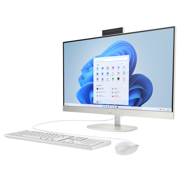 HP AIO 27-cr0005nn 27" FHD AG IPS 300cd, Ryzen7 7730U 2GHz, 16GB, 512GB SSD, Win 11, fehér (AY7P5EA#AKC)