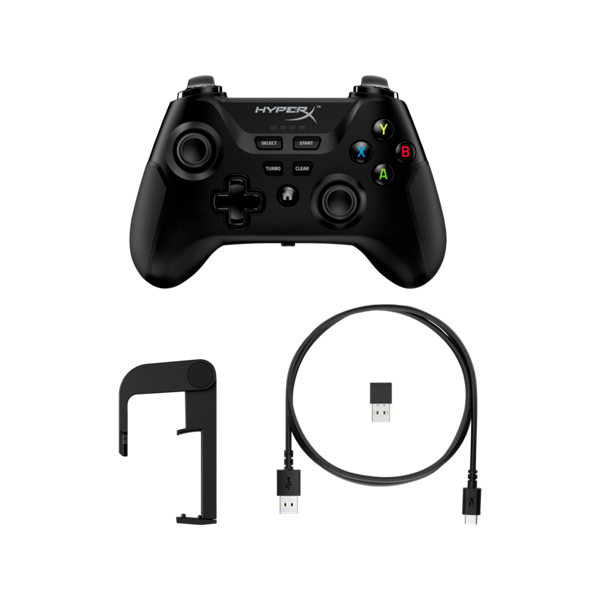 HP HYPERX vezeték nélküli gaming kontroller mobiltelefonhoz/PC-hez Clutch - fekete (516L8AA)