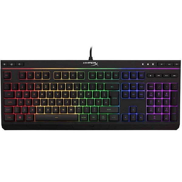 HP HYPERX vezetékes gaming billentyűzet Alloy Core RGB - brit lokalizáció (4P4F5AU#ABU)
