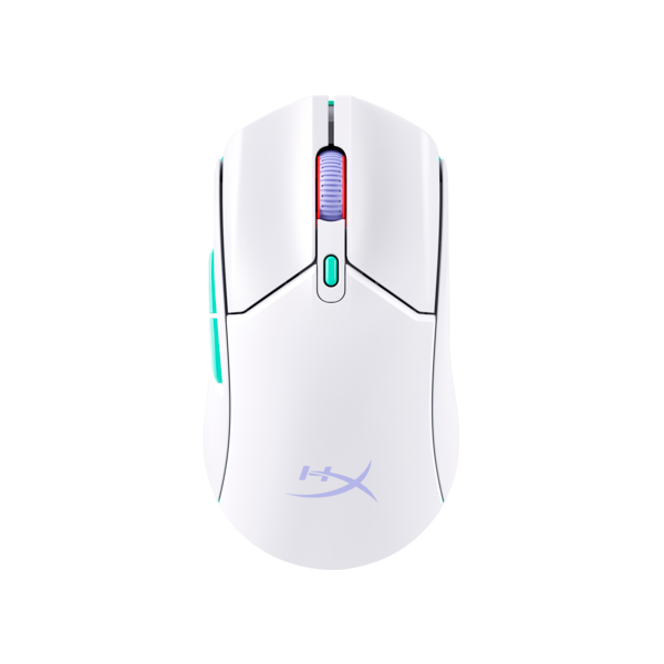 HP HYPERX vezeték nélküli gaming egér Pulsefire Haste 2 Core - fehér (8R2E7AA)