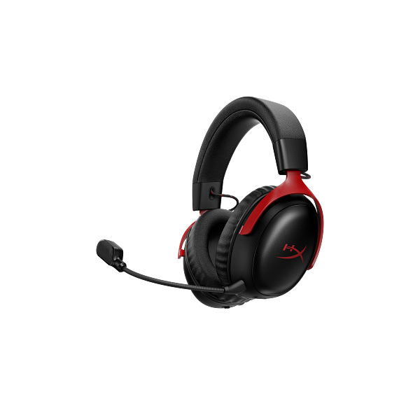 HP HYPERX vezeték nélküli gaming fejhallgató Cloud III S - fekete/piros (A59Z0AA)