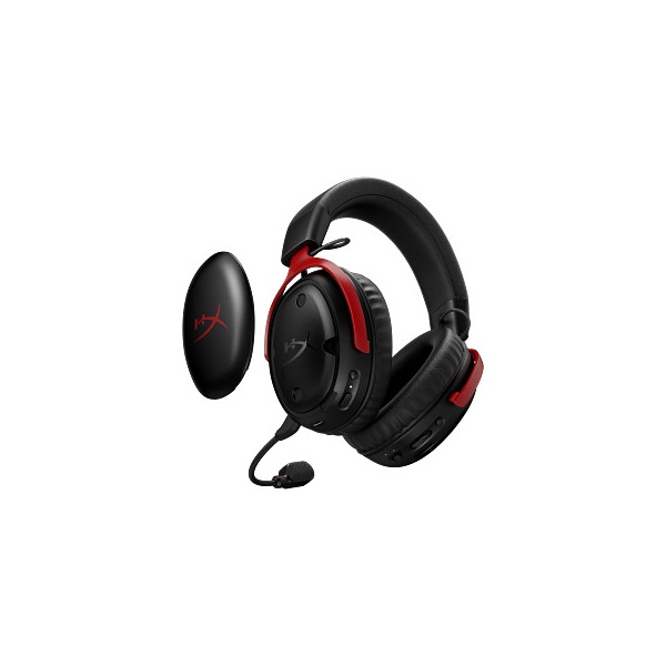 HP HYPERX vezeték nélküli gaming fejhallgató Cloud III S - fekete/piros (A59Z0AA)