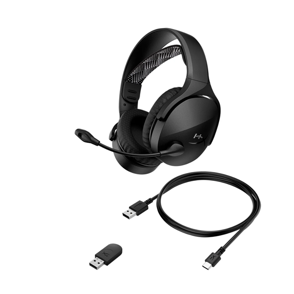 HP HYPERX vezeték nélküli gaming fejhallgató Cloud Jet - fekete (AJ0T1AA)