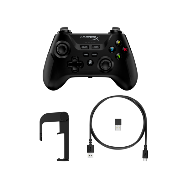 HP HYPERX vezeték nélküli gaming kontroller mobiltelefonhoz/PC-hez Clutch - fekete (516L8AA)