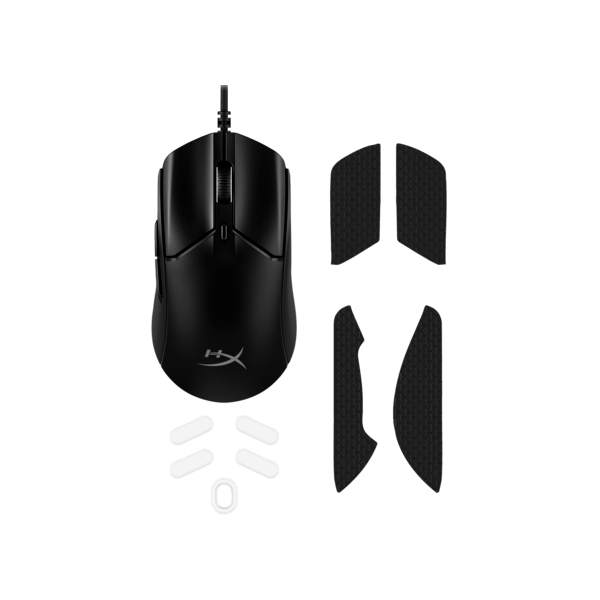 HP HYPERX vezetékes gaming egér Pulsefire Haste 2 - fekete (6N0A7AA)