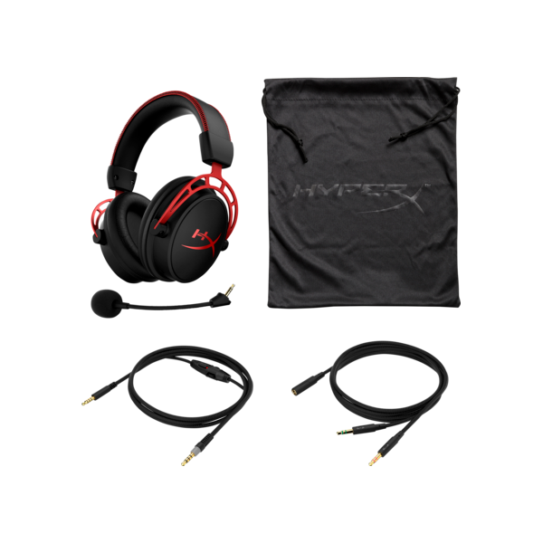 HP HYPERX vezetékes gaming fejhallgató Cloud Alpha - fekete/piros (4P5L1AM#ABB)