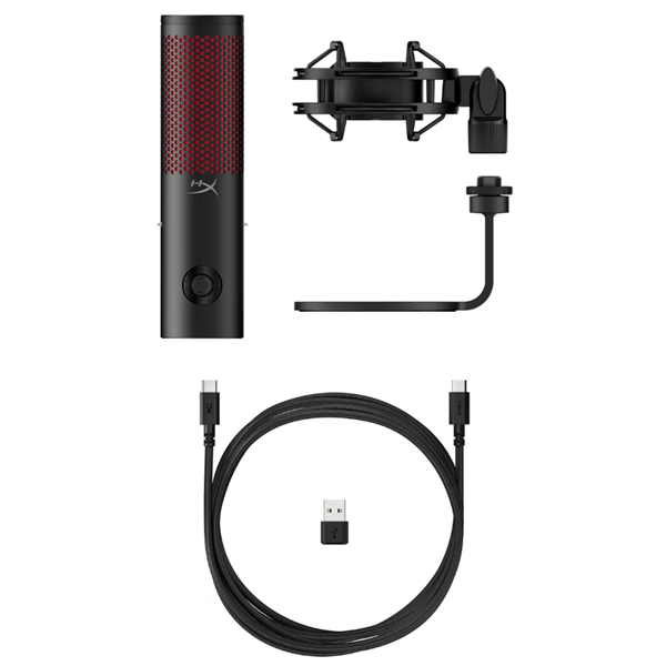 HP HYPERX vezetékes mikrofon QuadCast 2 - fekete (872V1AA)