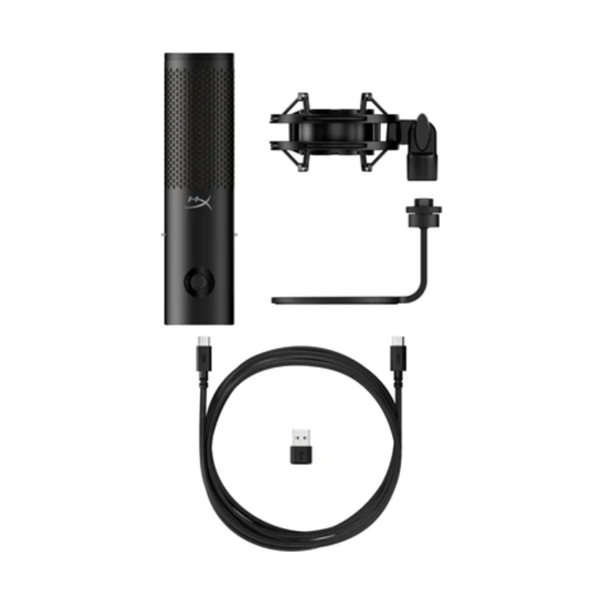HP HYPERX vezetékes mikrofon QuadCast 2 S RGB - fekete (9A273AA)