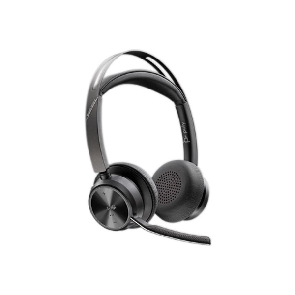 HP POLY fejhallgató Voyager Focus 2 USB-C-C+USB-C/A Adapter Microsoft Teams-tanúsítvánnyal (9T9J4AA#AC3)