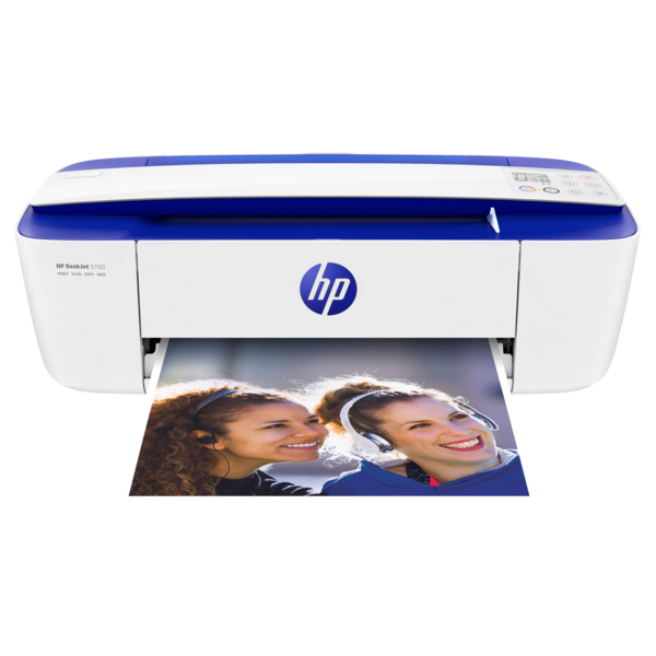 HP Tintasugaras MFP NY/M/S Deskjet Ink Advantage 3760 e-All-in-One Printer, USB/Wlan A4 7,5lap/perc(ISO), Lila (T8X19B#686)