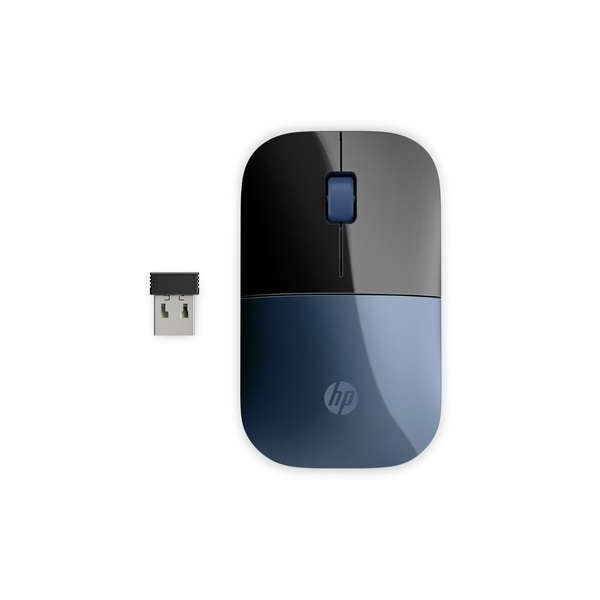 HP vezeték nélküli egér Z3700 - kék/fekete (7UH88AA#ABB)
