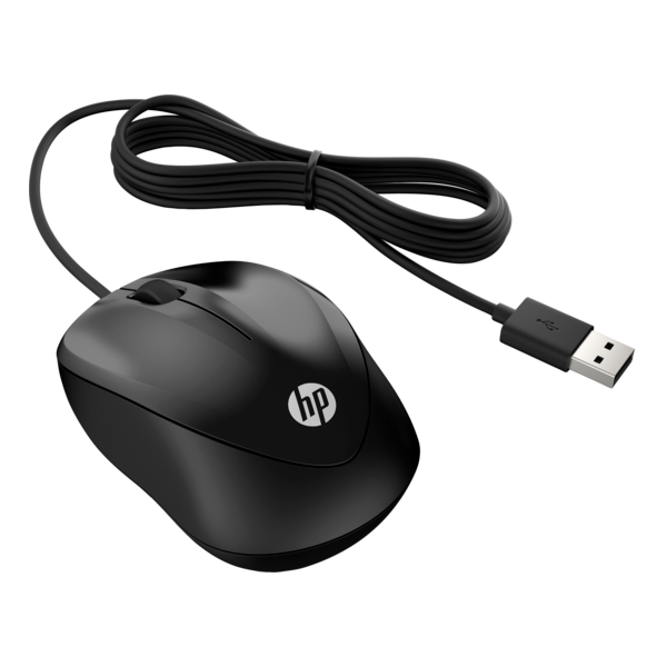 HP vezetékes egér 1000 - fekete (4QM14AA#ABB)