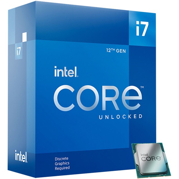 INTEL CPU S1700 Core i7-12700KF 3.6GHz 25MB Cache BOX, NoVGA (BX8071512700KF)