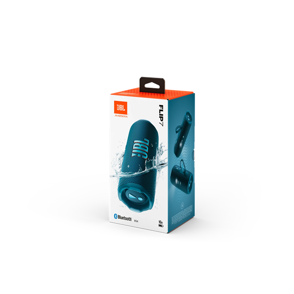 JBL FLIP 7 BLU BT hangszóró, Kék (Hordozható, vízálló) (JBLFLIP7BLU)