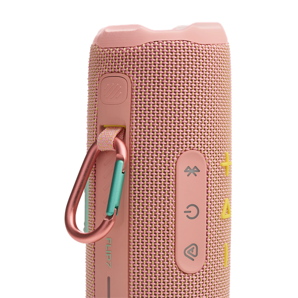 JBL FLIP 7 PINK BT hangszóró, Rózsaszín (Hordozható, vízálló) (JBLFLIP7PINK)