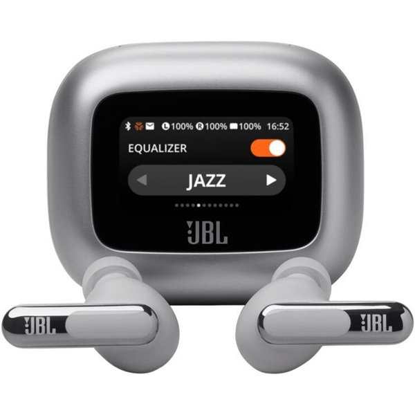 JBL Live Beam 3 (Vezeték nélküli fülhallgató), ezüst (JBLLIVEBEAM3SIL)