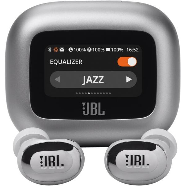 JBL Live Buds 3 (Vezeték nélküli fülhallgató), ezüst (JBLLIVEBUDS3SIL)