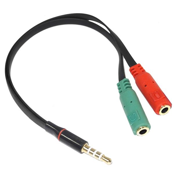 Jack 3,5mm apa - 2x Jack 3,5 anya